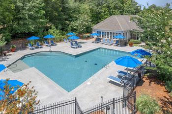 Resort-style swimming pool